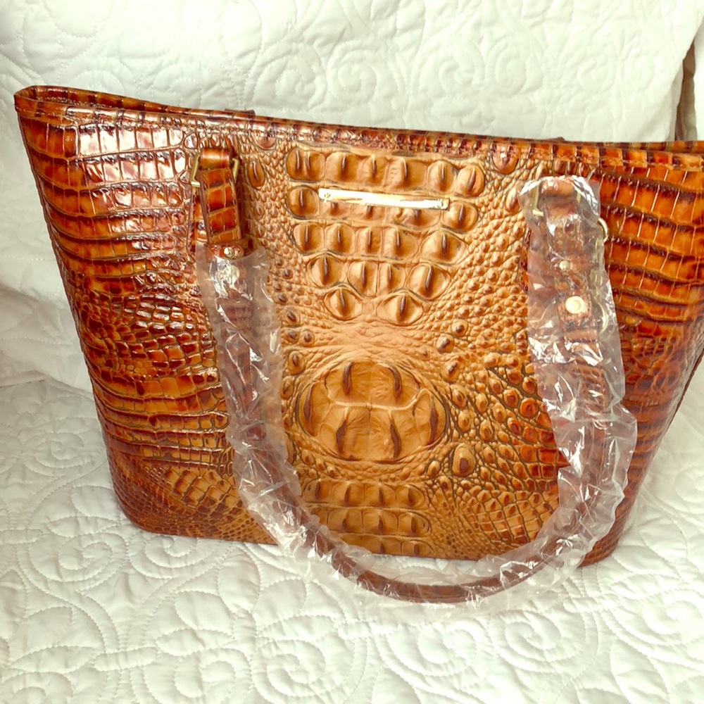 NEW Brahmin Medium Asher Toasted Almond Melbourne